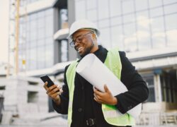 young-black-race-man-with-blueprint-stading-near-glass-building-scaled